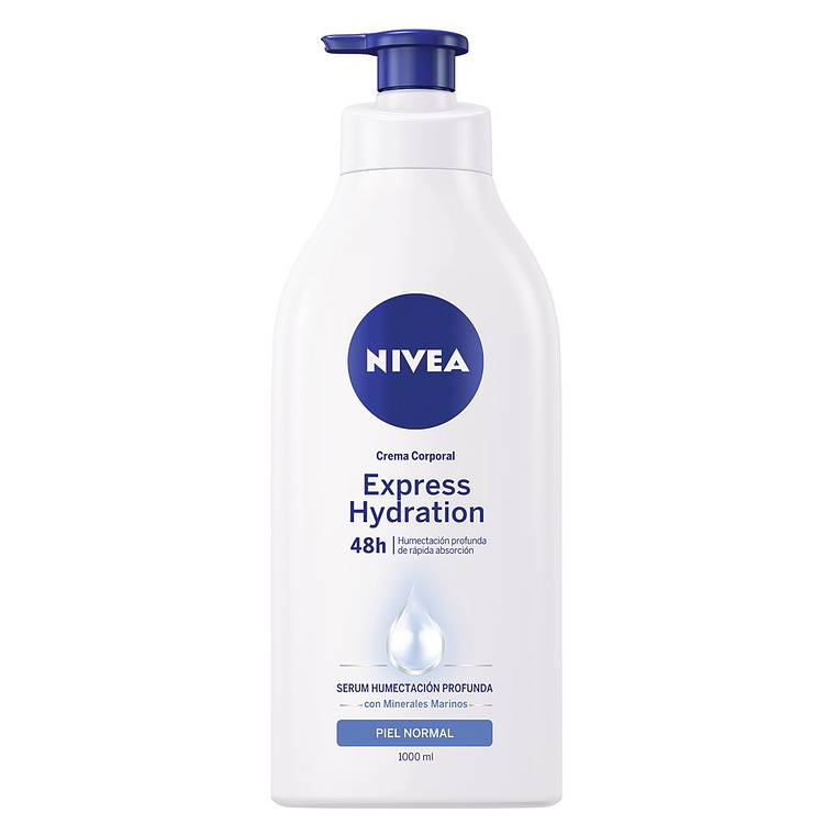 NIVEA Crema Corporal Hidratación Express 1000 mL 1