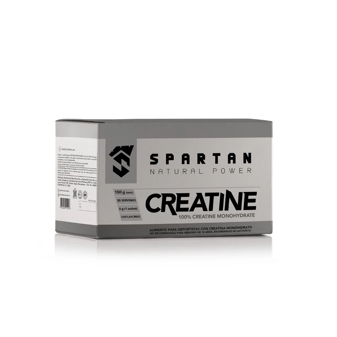 SPARTAN Creatina Monohidrato en Sobres Para Disolver X30 1