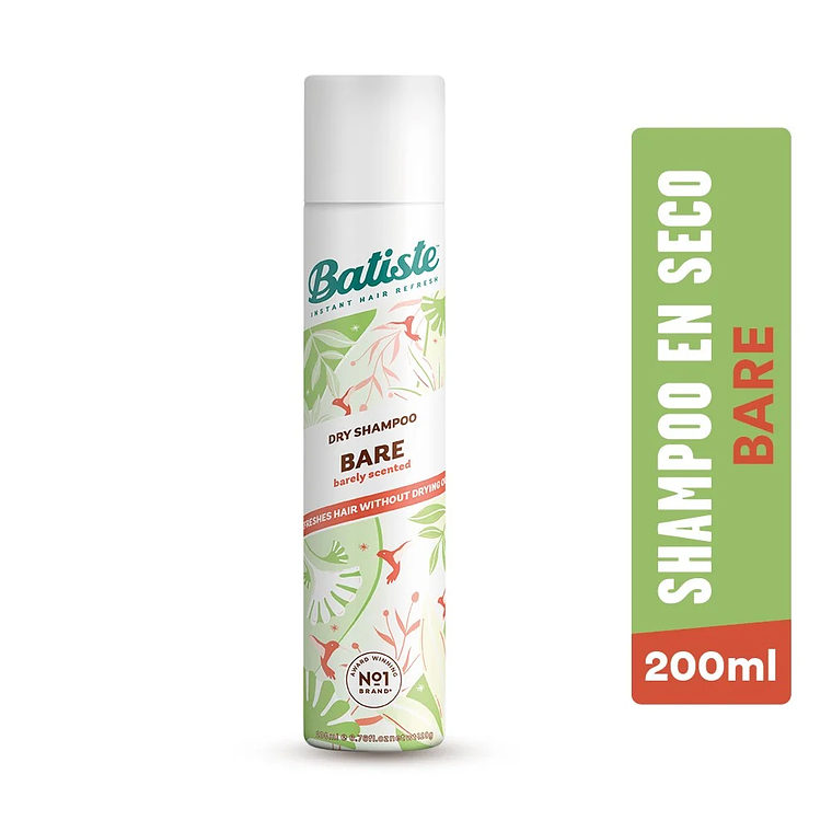 BATISTE SHAMPOO SECO BARE 200ML 1