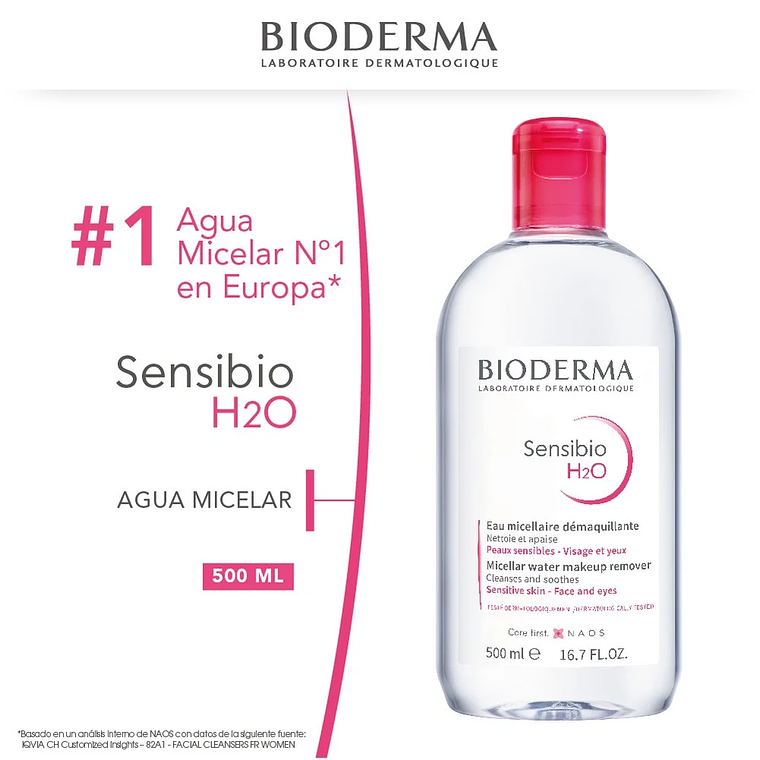 SENSIBIO H2O AGUA MICELAR 500ML 1
