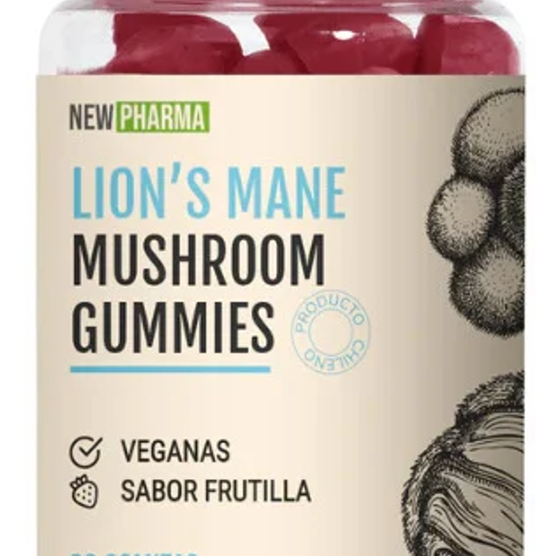 NewPharma Melena de León en Gomitas 1