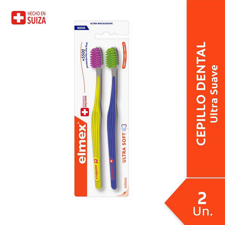 ELMEX Cepillo de dientes ultrasuave Elmex 2 U 1