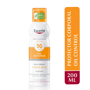 EUCERIN Protector Solar Spray Transparente Toque Seco 50Ml