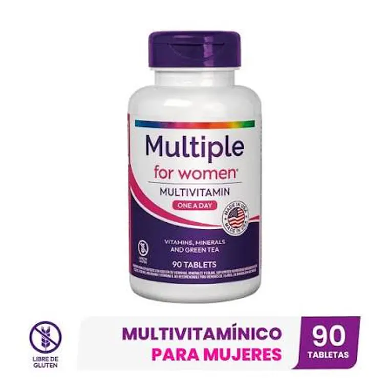 MULTIPLE MUJER MULTIVITAMICO 90 COMPRIMIDOS 1