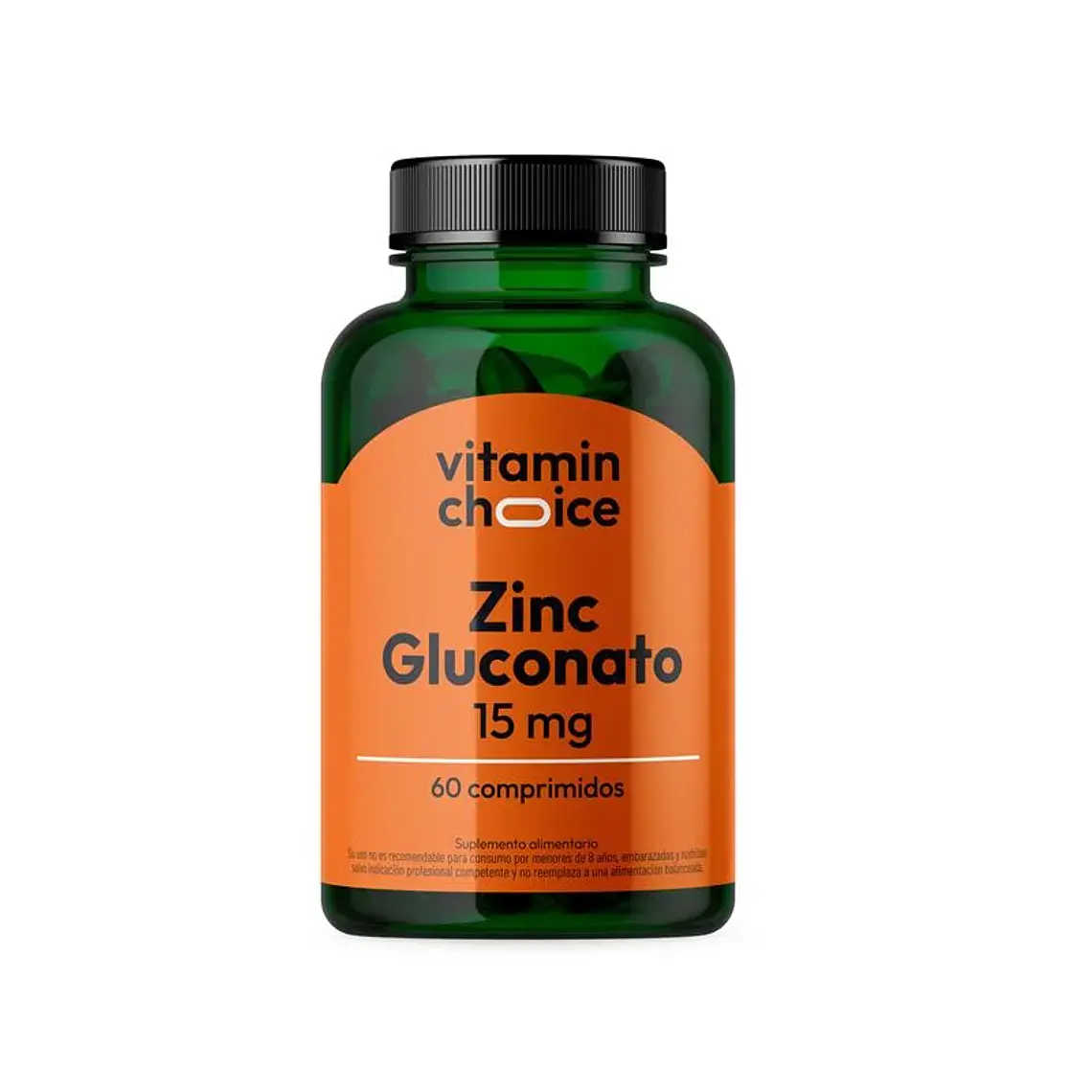ZINC 15 MG. MARCA VITAMIN CHOICE 60 COMPRIMIDOS 1