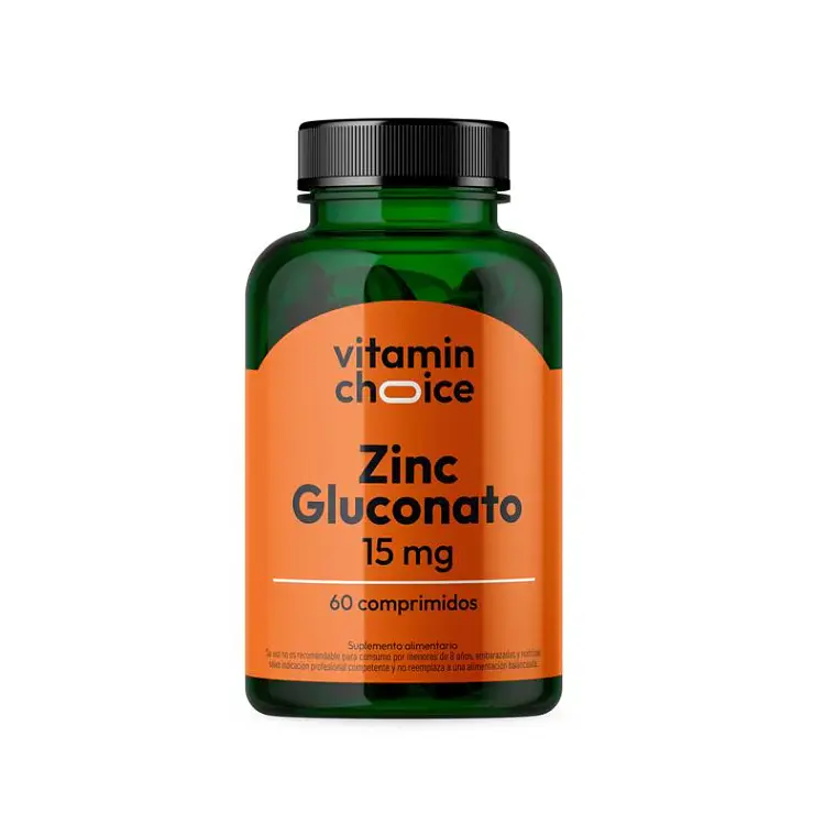 ZINC 15 MG. MARCA VITAMIN CHOICE 60 COMPRIMIDOS 1