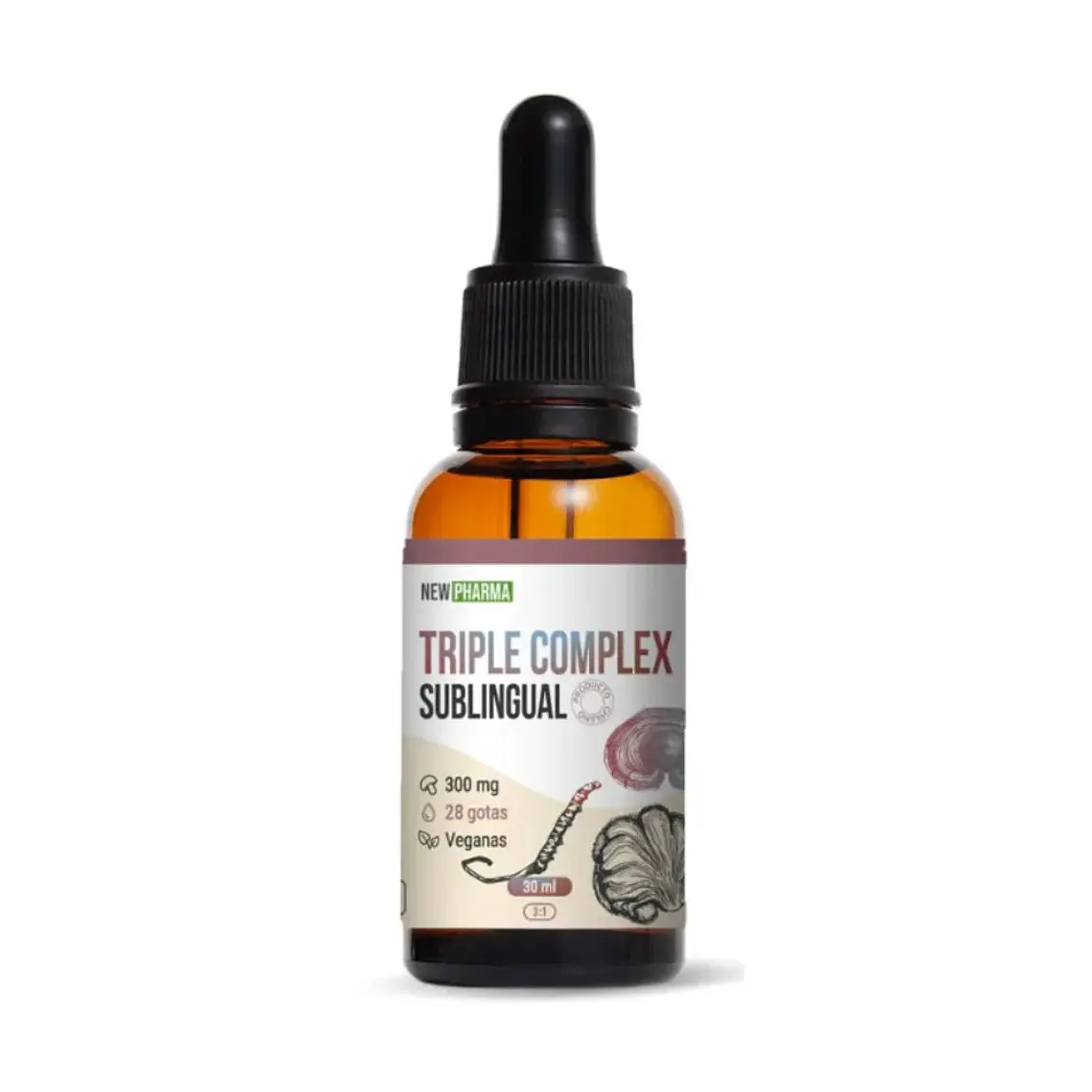TRIPLE COMPLEJO HONGOS NEW PHARMA GOTAS 30ML 1
