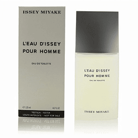 Issey Miyake L'eau D'issey Homme Edt 125 Ml Tester (con tapa)