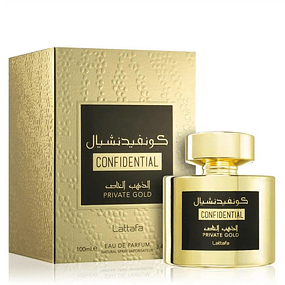Perfume Lattafa Confidential Private Gold EDP 100 Ml Unisex