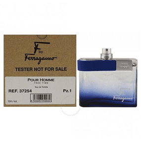 Perfume Salvatore Ferragamo F By Ferragamo FREE TIME Pour Homme EDT 100 Ml Tester (sin tapa)