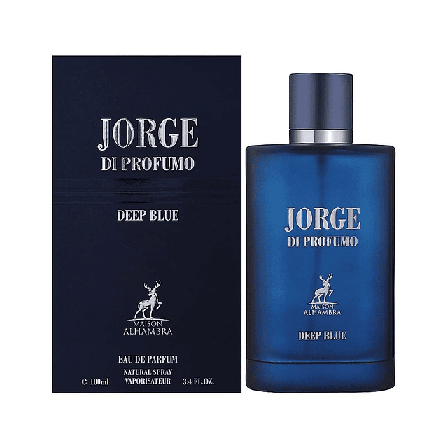 Perfume Maison Alhambra Jorge Di Profumo Deep Blue EDP 100 Ml Hombres