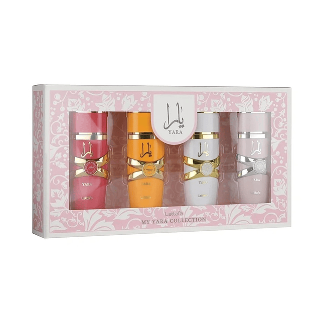 Perfume Lattafa My Yara Collection EDP 25 Ml x 4 Estuche Mujer