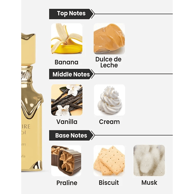 Perfume Lattafa Eclaire Banoffi EDP 100 Ml Mujer