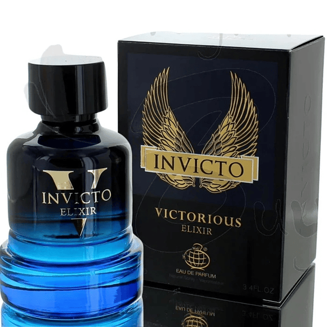 Perfume Fragrance World Invicto Victorious Elixir EDP 100 Ml Hombres