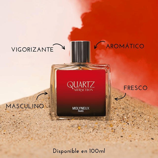 Perfume Molyneux Quartz Attraction EDP 100 Ml Hombres