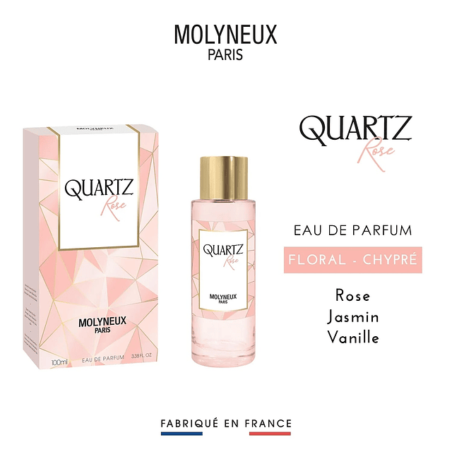 Perfume Molyneux Quartz Rose Edp 100 Ml Mujer