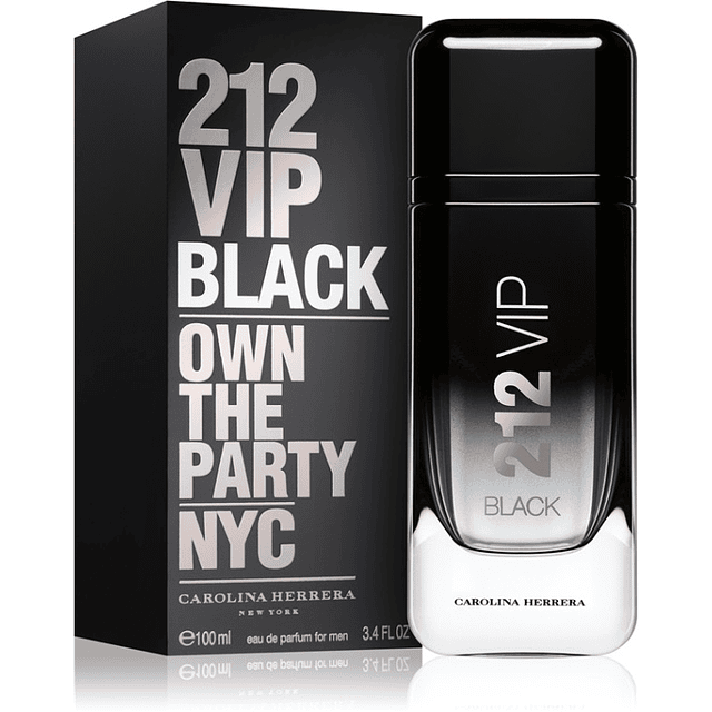 Perfume Carolina Herrera 212 Vip Black Edp 100 Ml Hombres