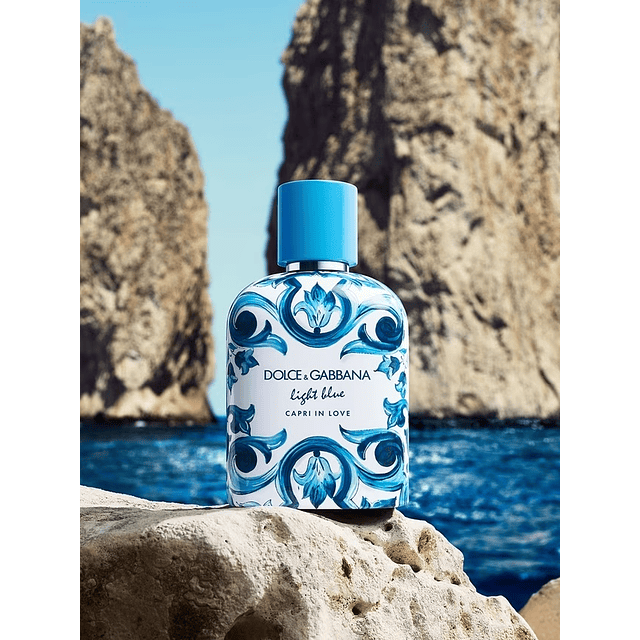 Perfume Dolce & Gabbana Light Blue Capri In Love EDP 100 Ml Tester Hombres (con tapa)