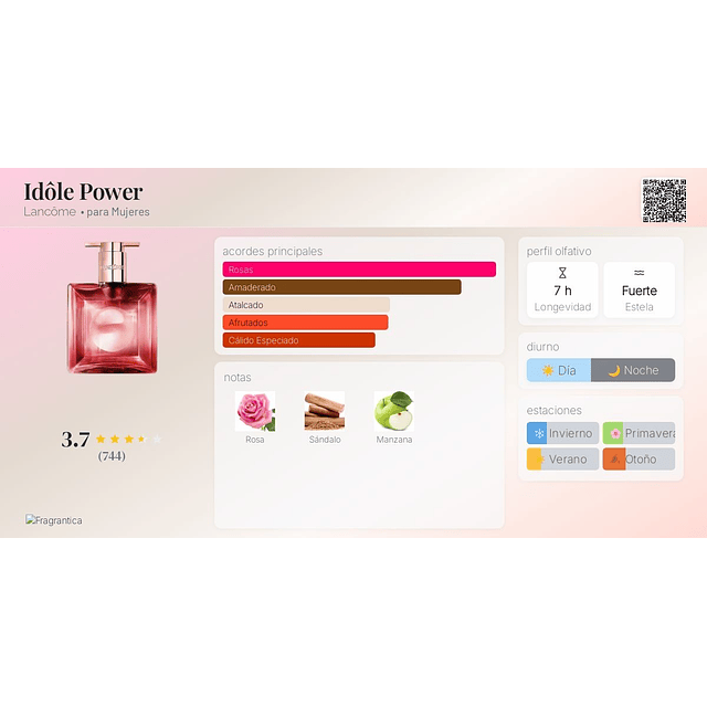 Perfume Lancome Idole Power EDP Intense 25 Ml Mujer