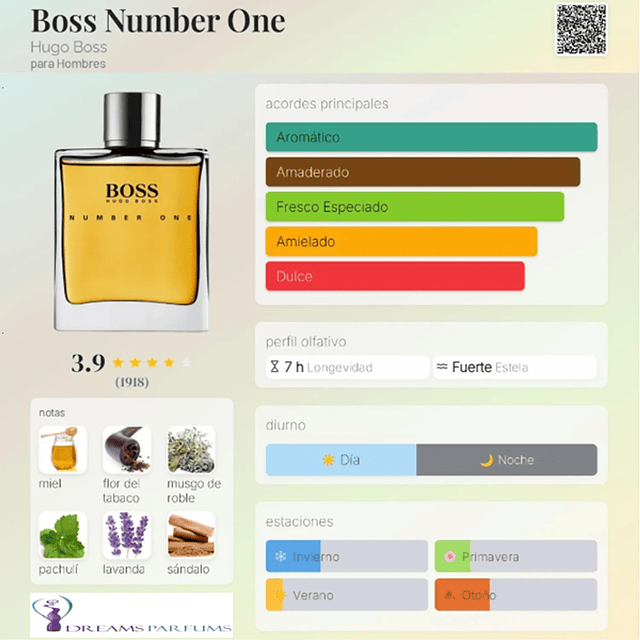 Perfume Hugo boss Numbre One EDT 100 Ml Hombres