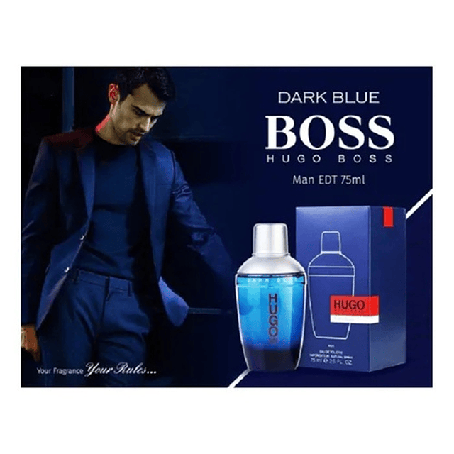 Perfume Hugo Boss Dark Blue EDT 75 Ml Hombres