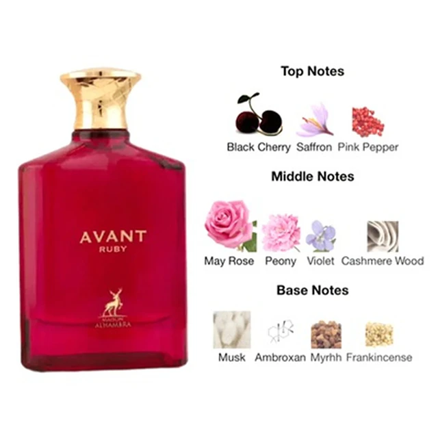 Maison Alhambra Avant Ruby EDP 100 Ml Mujer