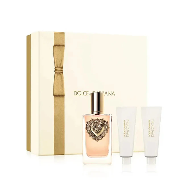 Perfume Dolce & Gabbana Devotion EDP 100 + Shower Gel 50 Ml + Body Lotion 50 Ml Mujer