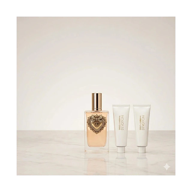 Perfume Dolce & Gabbana Devotion EDP 100 + Shower Gel 50 Ml + Body Lotion 50 Ml Mujer