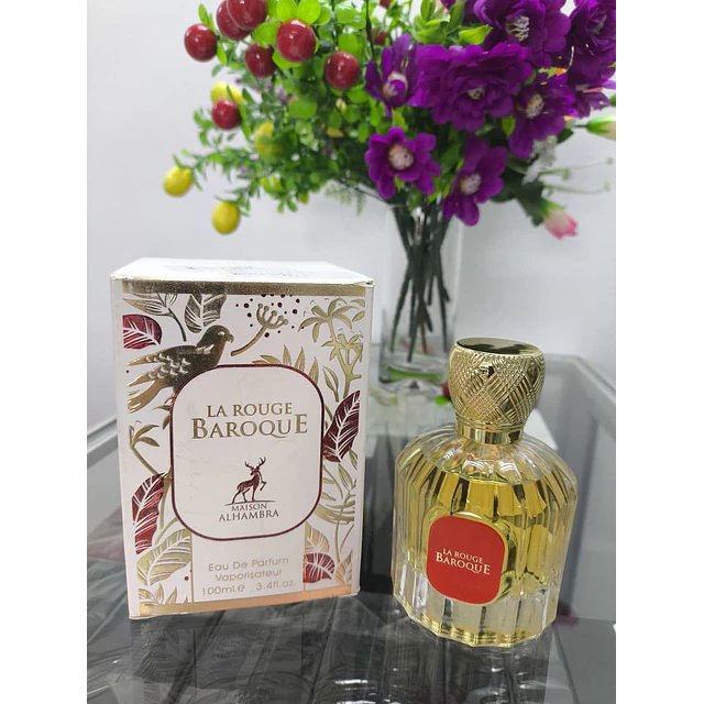 Perfume Parcial Maison Alhambra La Rouge Baroque EDP 100 Ml Unisex Al 99%