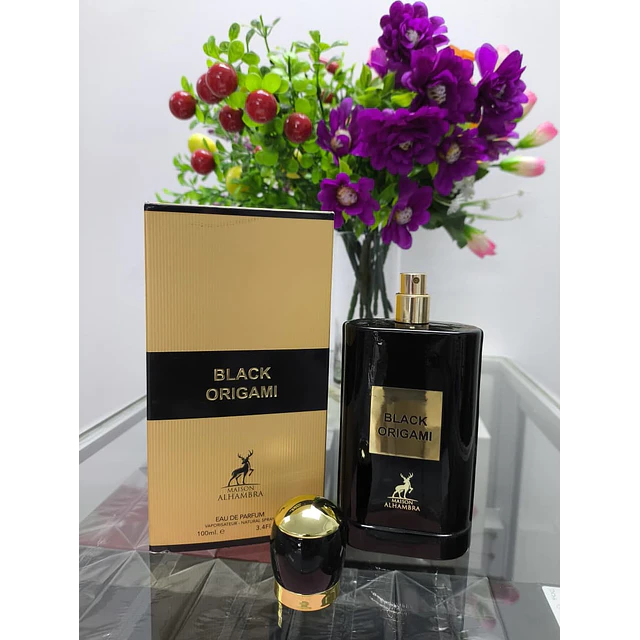 Perfume Parcial Maison Alhambra Black Origami EDP 100 Ml Unisex Al 90%