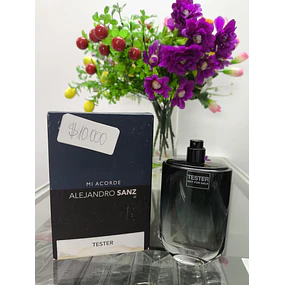 Perfume Parcial Alejandro Sanz Mi Acorde El Edt 100 Ml Al 90%