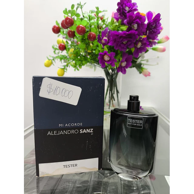 Perfume Parcial Alejandro Sanz Mi Acorde El Edt 100 Ml Tester Al 90%