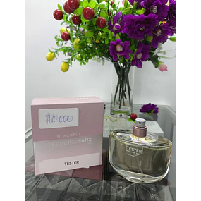 Perfume Parcial Alejandro Sanz Mi Acorde Ella EDT 80 Ml Tester Al 99%
