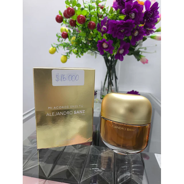 Perfume Parcial Alejandro Sanz Mi Acorde Eres Tu Ella EDT 80 Ml Al 99%