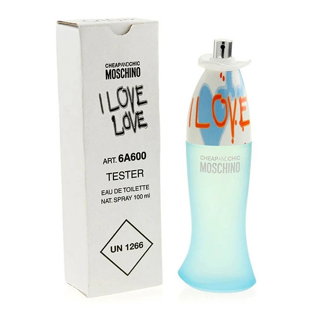 Moschino I Love I Love EDT 100 Ml Mujer Tester (sin tapa)