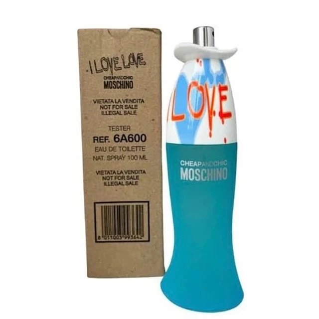 Moschino I Love I Love EDT 100 Ml Mujer Tester (sin tapa)