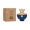 Perfume Versace Dylan Blue EDP 100 Ml Mujer Tester (con tapa)