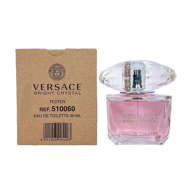 Perfume Versace Bright Crystal EDT 90 Ml Tester (con tapa)