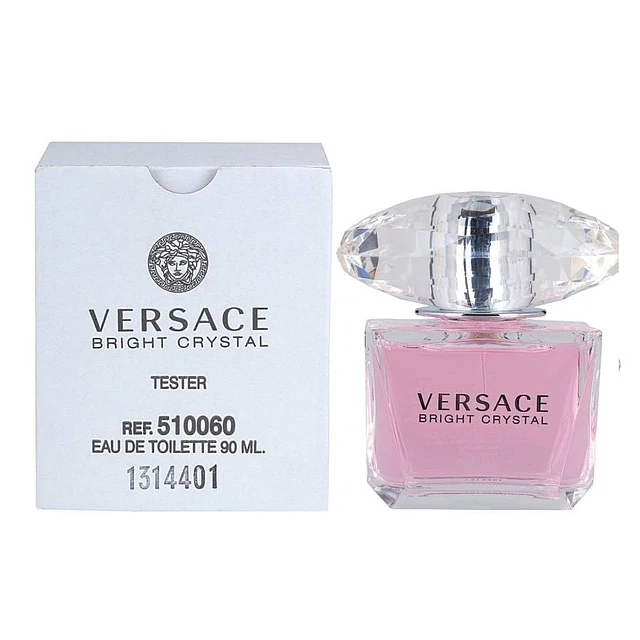 Perfume Versace Bright Crystal EDT 90 Ml Tester (con tapa)