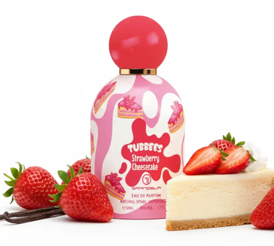 Perfume Grandeur Tubees Strawberry Cheesecake EDP 50 ML Unisex 2