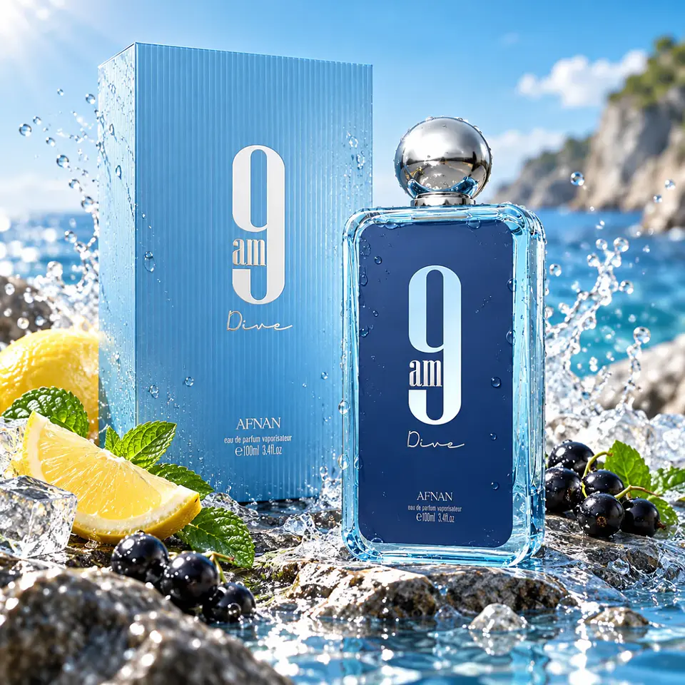 Afnan 9 AM Dive EDP 100 ML Unisex 2