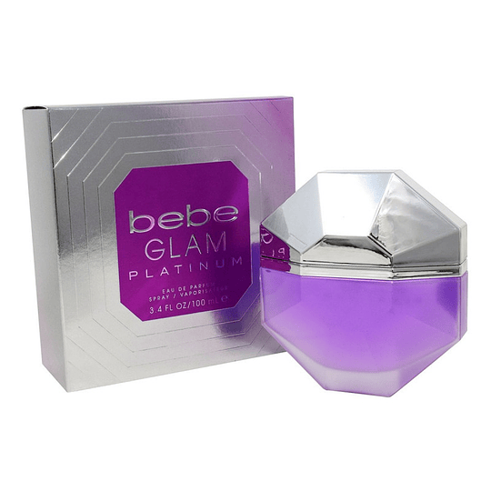 Bebe Glam Platinum para mujer / 100 ml Eau De Parfum Spray