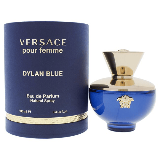 Versace Pour Femme Dylan Blue para mujer / 100 ml Eau De Parfum Spray