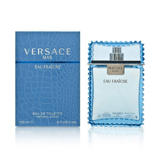 Versace Man Eau Fraiche para hombre / 100 ml Eau De Toilette Spray