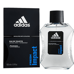 Adidas Fresh Impact para hombre / 100 ml Eau De Toilette Spray