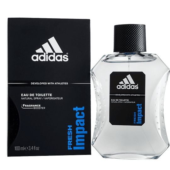 amante facil de manejar efectivo Adidas Fresh Impact para hombre / 100 ml Eau De Toilette ...