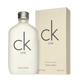 CK One para hombre y mujer / 200 ml Eau De Toilette Spray