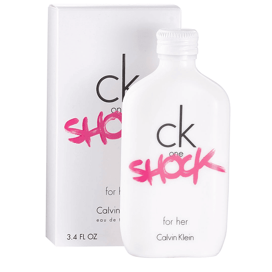 CK One Shock para mujer / 100 ml Eau De Toilette Spray