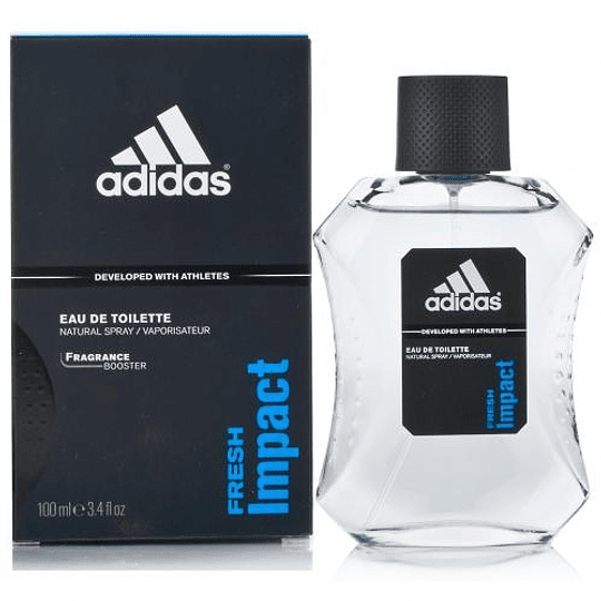 Adidas Fresh Impact para hombre / 100 ml Eau De Toilette Spray