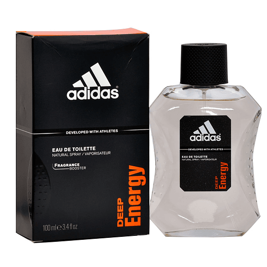 Adidas Deep Energy para hombre / 100 ml Eau De Toilette Spray